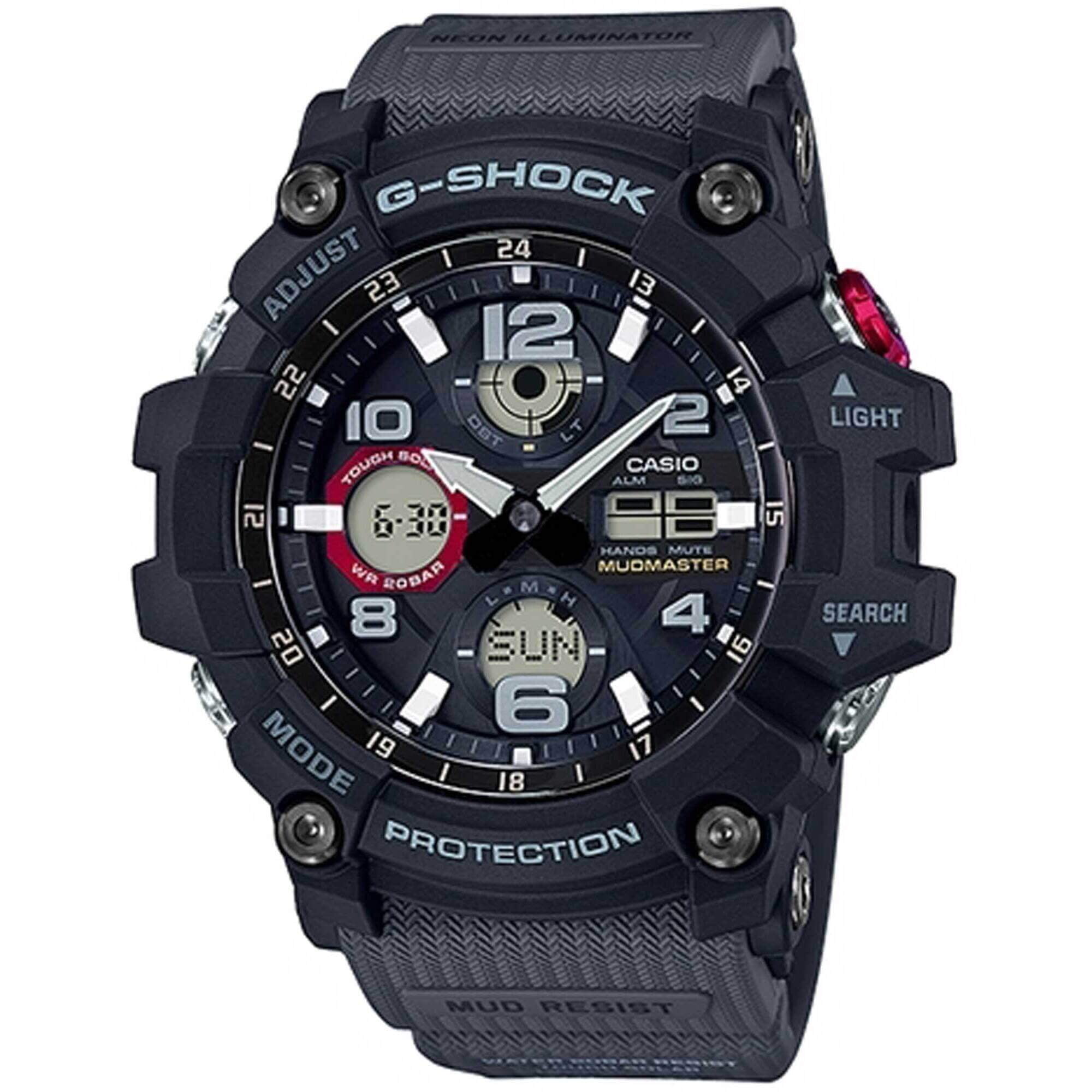 Casio G-Shock GSG100-1A8 Men's Ana-Digi Watch with Grey Resin