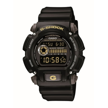 Casio GShock Men's Digital Watch with Black Risin Band - DW9052-1CWT