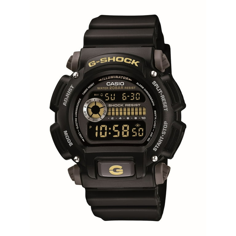 Casio GShock Men's Digital Watch with Black Risin Band DW9052