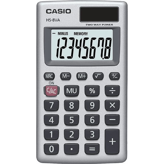 Casio HS-8VA 8 Digit Calculator