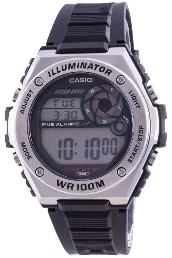 Illuminator Digital MWD-100H-1A MWD100H-1 100M Men's Watch