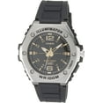 thumbnail image 1 of Casio Illuminator Men's Quartz Sport Watch with Black Resin Strap Heavy Duty Metal Bezel Model: MWA100H-1A2V Silver-Tone, 1 of 6