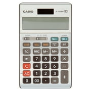 Casio JF-100 Solar Desktop Calculator with Big Display, Independent Memory, and Tax Functions