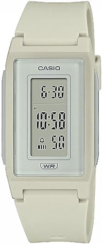 Casio LF-10WH-8E Unisex Digital Quartz White Strap Watch