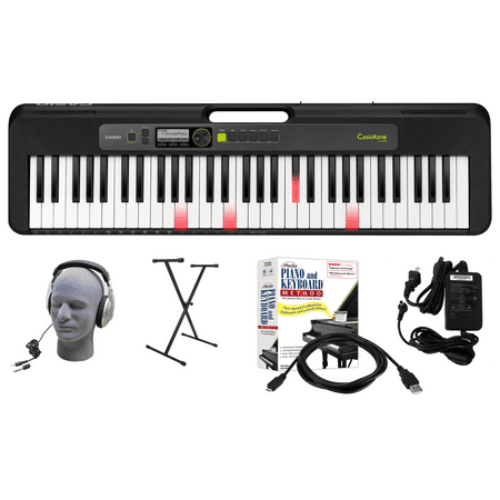 product image of Casio LK-S250 EPA 61-Key Premium Lighted Keyboard Pack with Headphones, Stand, Power Supply, 6-Foot USB Cable and eMedia Instructional Software