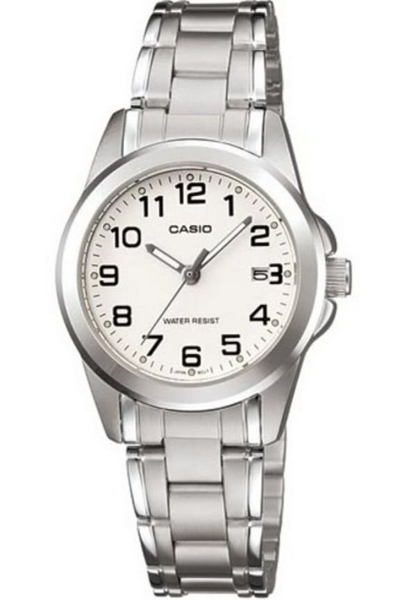 LTP-1215A-7B2 Women's Silver Quartz Analog Dress Watch w/ Date Display