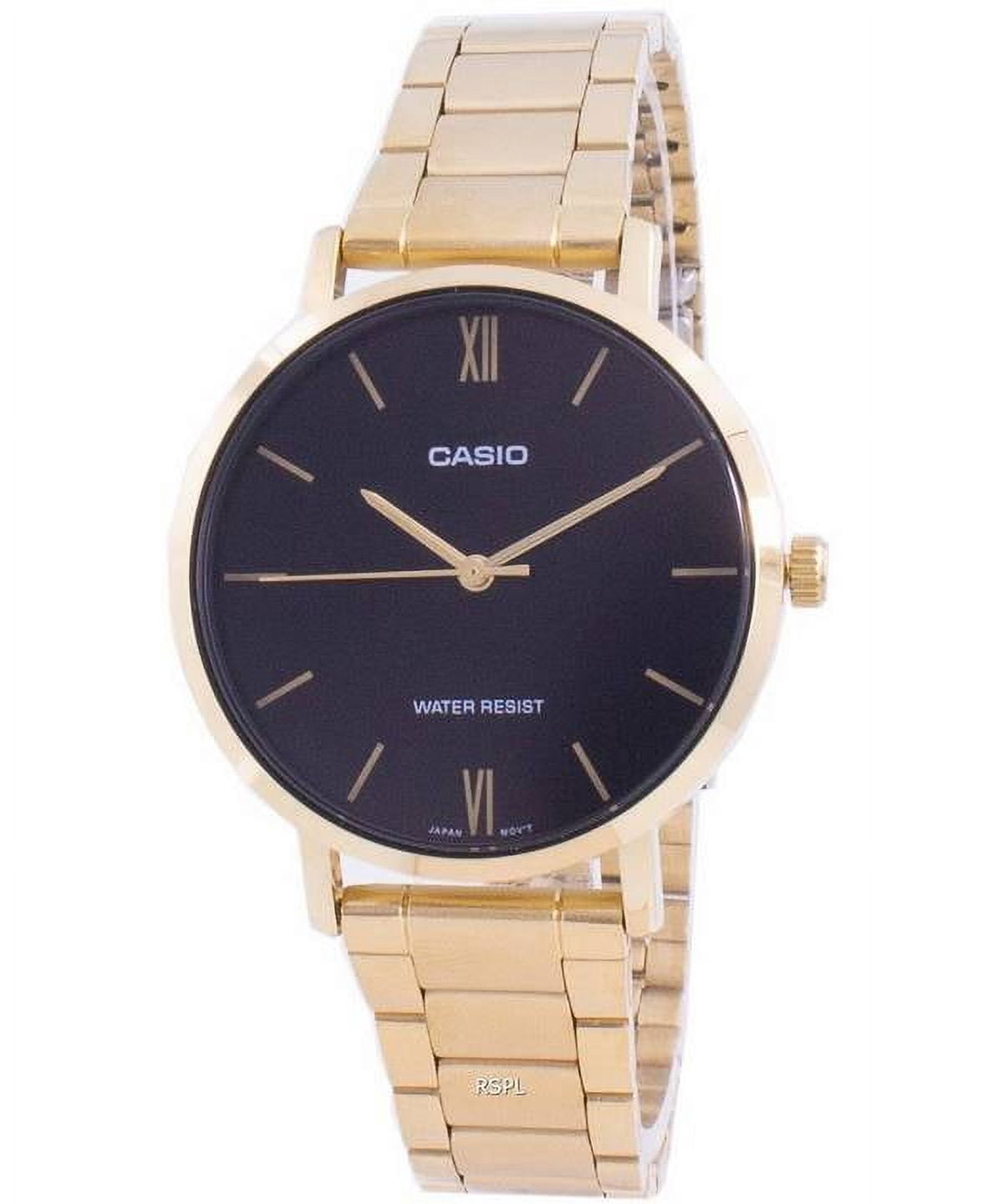 Casio Women’s Gold-Tone Stainless Steel Bracelet Watch - LTP-VT01G-1BUDF