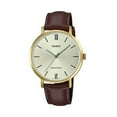 thumbnail image 1 of Casio LTP-VT01GL-9B Standard Analog Brown Leather Strap Ladies' Dress Watch, 1 of 2