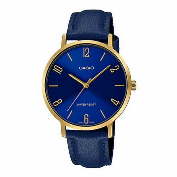 Casio Ladies Dress Analog Leather Strap LTPVT01GL-2B