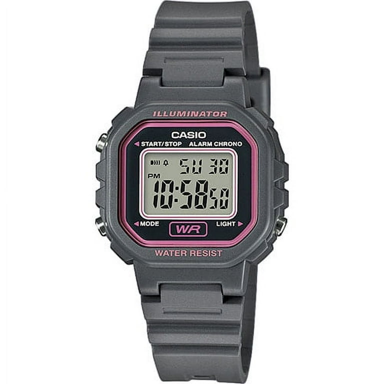 【着後レビューで 送料無料】 Casio LA Watch Digital Classic Band Rubber Resin Gray Ladies その他