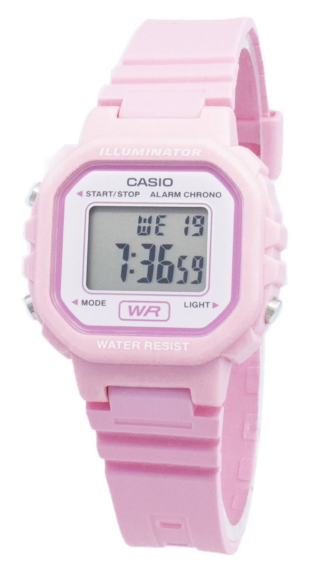 Casio Ladies Pink Resin Band Digital Watch LA 20WH 4A1DF - Walmart.com