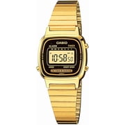 Casio Ladies Stainless Steel Gold Digital Watch LA670WGA-1CR