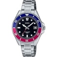 thumbnail image 1 of Casio MDV10D-1A3V Unisex Dive Inspired 38 mm Stainless Steel Black Dial Sports Watch, 1 of 1