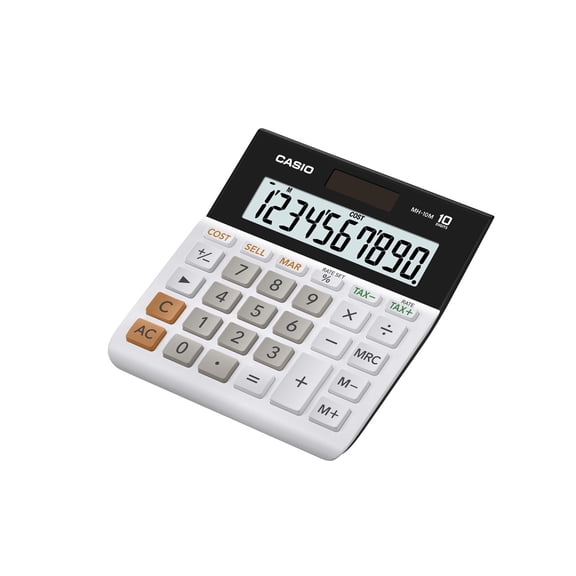 Casio MH-10 Desktop Calculator with 10-Digit Display and Business Functionality