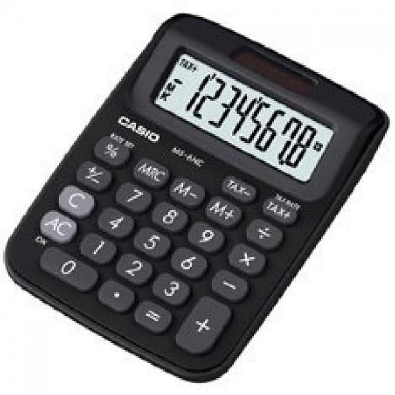 Casio MS-6NC Basic Practical Calculator, Black