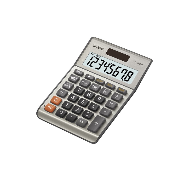 Casio, Desktop Calculator, MS-80BM, 8-Digit with Cost Sell Margin