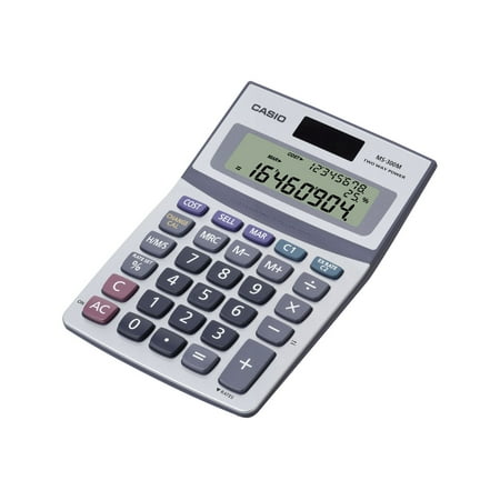 Casio MS300M Casio MS-300M Desktop Calculator - 8 Digit(s) - Battery/Solar Powered