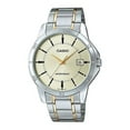 thumbnail image 1 of Casio MTP-V004SG-9A Men's Standard Two Tone Stainless Steel Gold Dial Date Watch, 1 of 1
