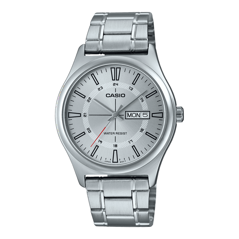 Casio MTP-V006D-7C Silver Analog Stainless Steel Quartz