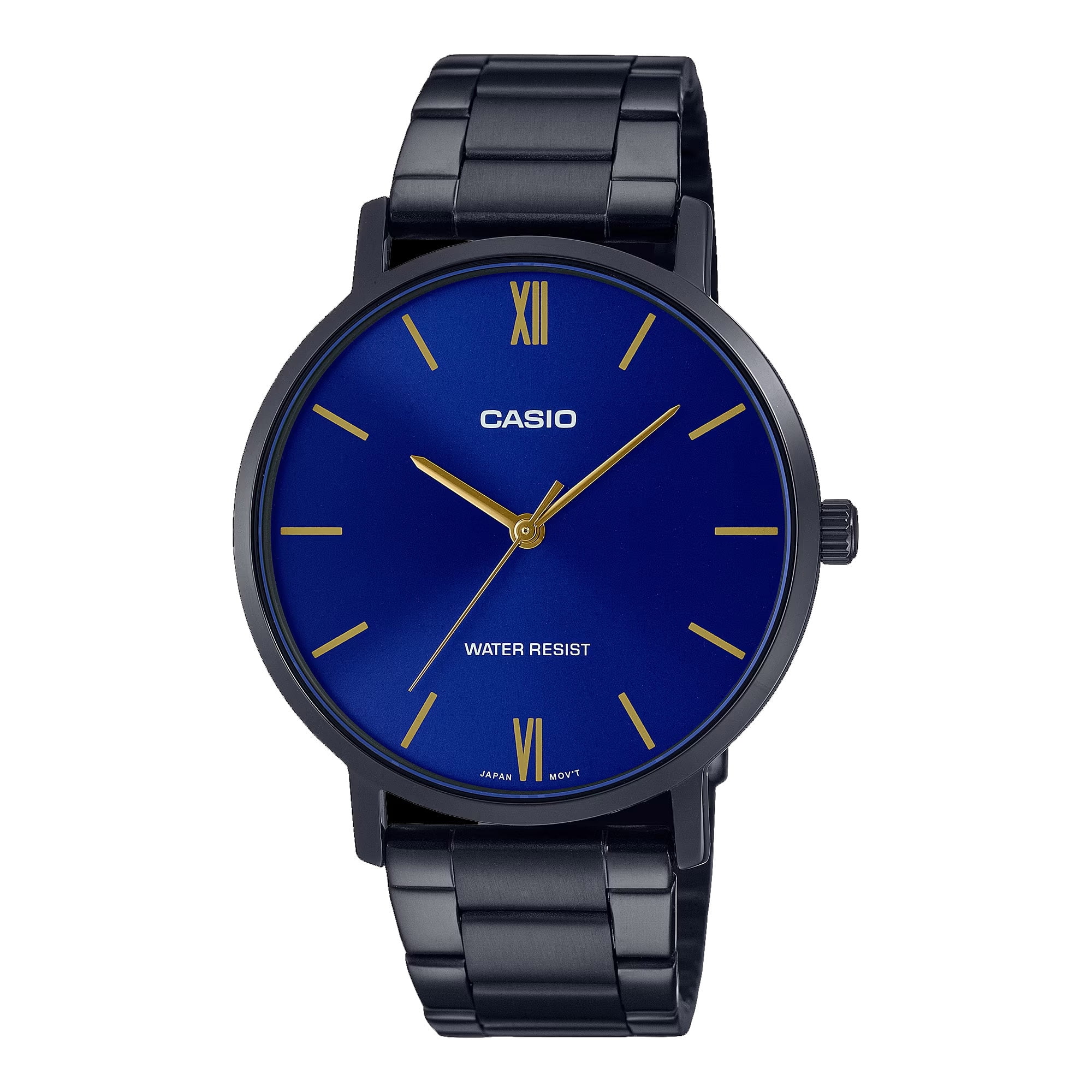 Casio chattered Enticer Minimalist Blue Dial