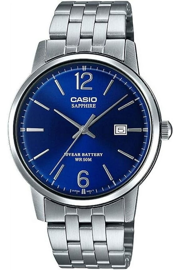 MTS-110D-2A Men's Classic Blue Analog Sapphire Glass Casual Watch