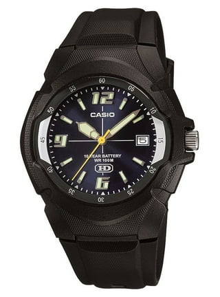 Casio 10 year battery wr100m hot sale