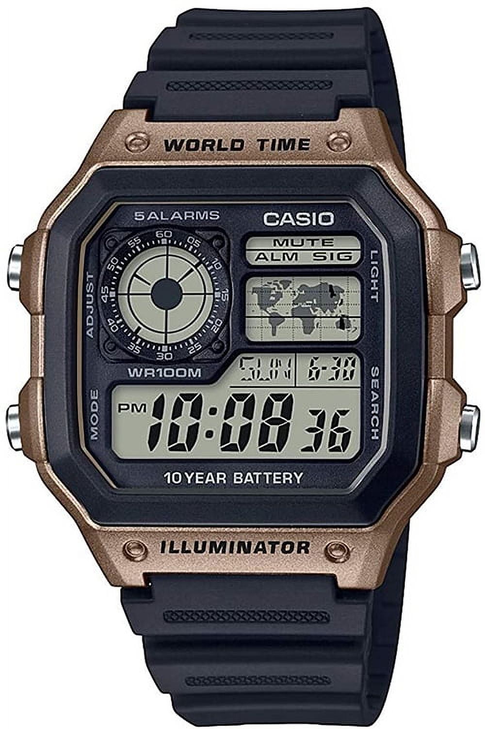Casio Collection AE-1200WHD-1AVEF World Time Watch