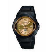Casio Men's 10-Year Battery Sport Watch, Black/Gold MW600F-9AV