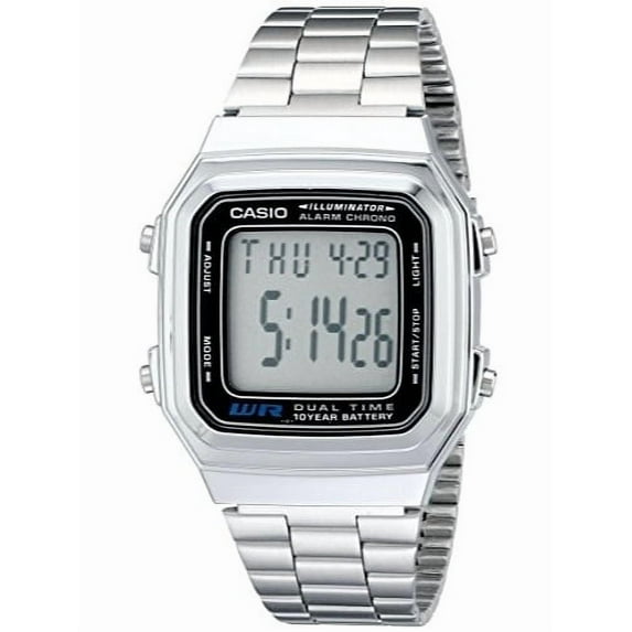 Casio Men's A178WA-1A Illuminator Bracelet Digital Watch