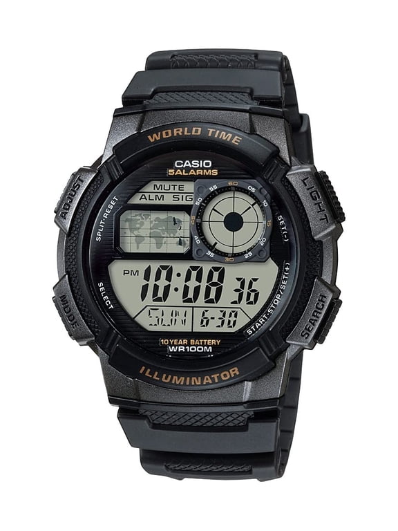 Mens AE-1000W-1AVDF Sporty Digital Quartz Watch
