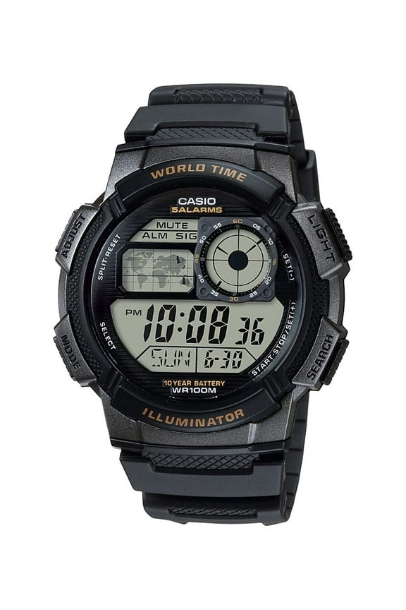Mens AE-1000W-1AVDF Sporty Digital Quartz Watch