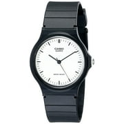 Casio Mens Analog Quartz Black Resin Watch MQ24-7E