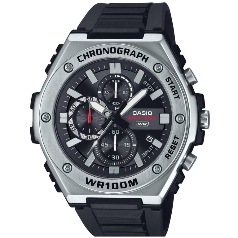 Casio, Men's Sport Watch, Black, Chronograph with Water Resistance