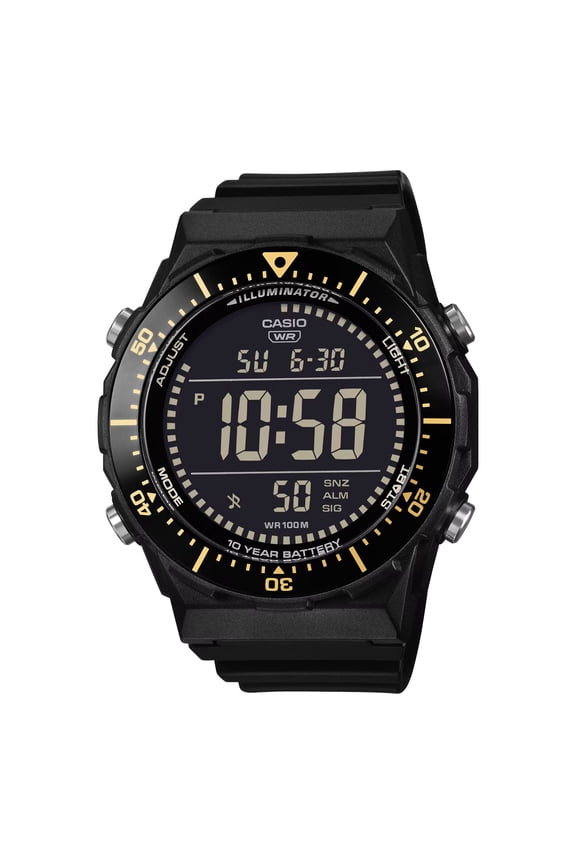Mens Black Digital Watch with Black Dial - AE-1700H-1BVCF