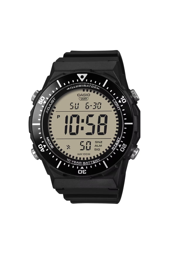 Mens Black Digital Watch with Gray Dial - AE-1700H-1AVCF