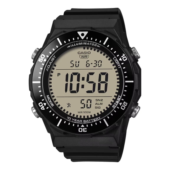Casio Mens Black Digital Watch with Gray Dial - AE-1700H-1AVCF