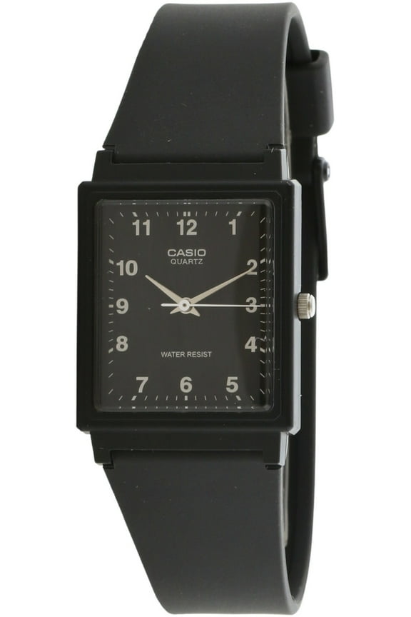 Men's Black Resin Strap Analog Watch MQ-27-1BDF