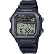Casio Mens Black Sports Timer Digital Watch WS1600H-1AV