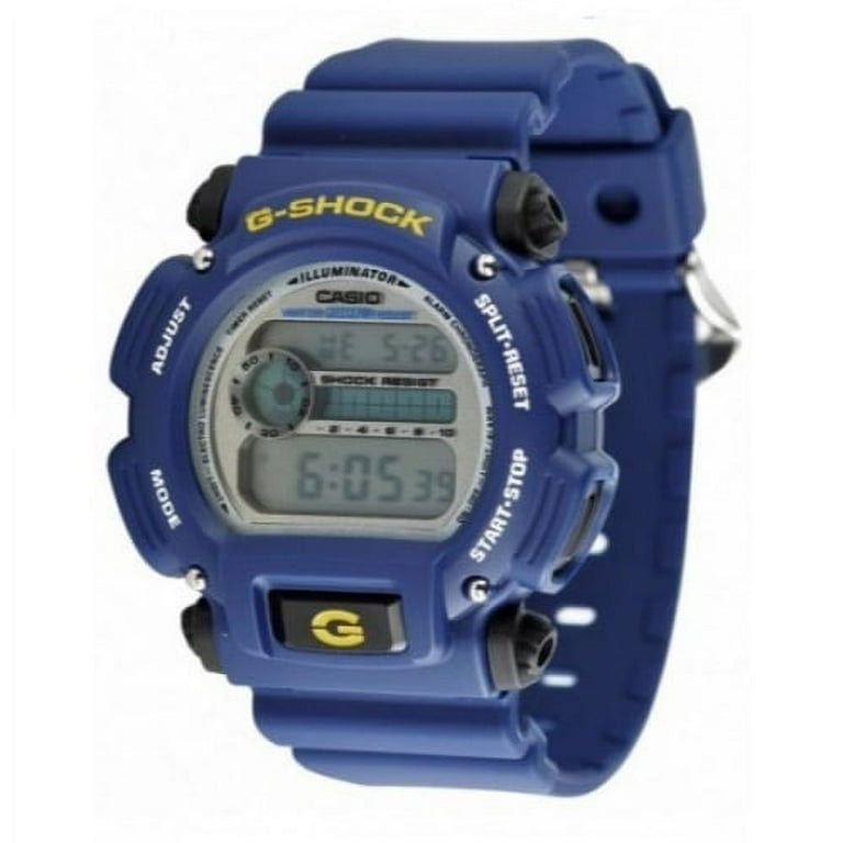Casio Men's Blue Resin Shock Resistant Quartz Digital Watch G