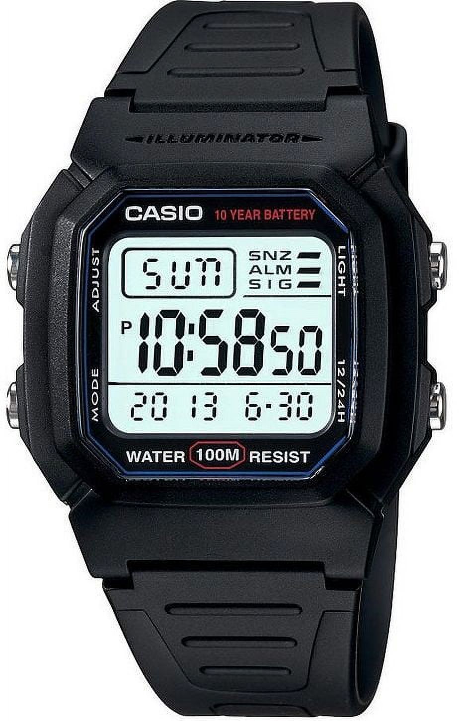Casio Men's Classic Digital Sport Watch W800H-1AV - image 1 of 5