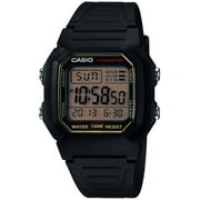 Casio Mens Classic Digital Watch, Black Resin Strap W-800HG-9AVCF
