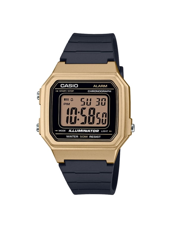 Men's Classic Digital Watch, Gold/Black W217HM-9AV