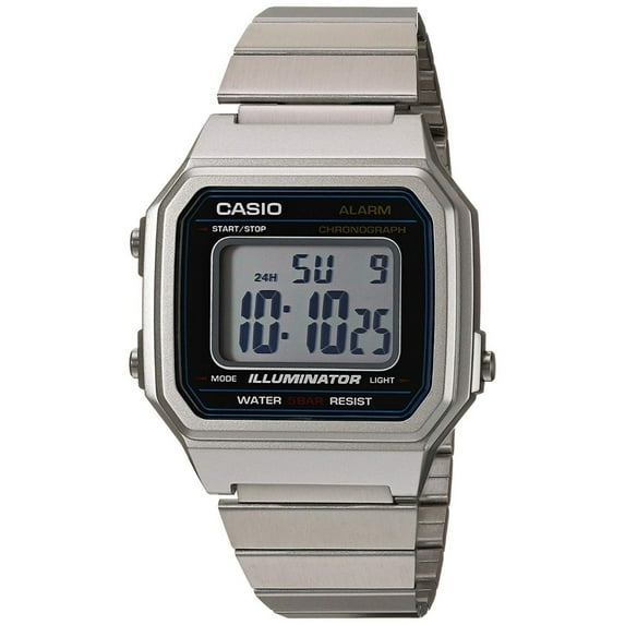 Casio Men's Classic Quartz Watch with Stainless Steel Strap - B650WD-1ACF