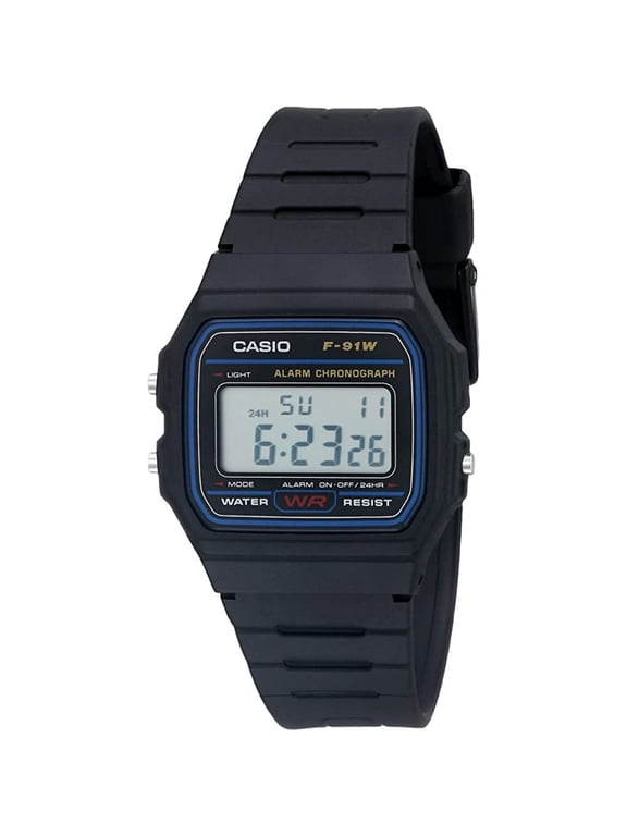 Men's Classic Resin Strap Sport Wristwatch F91W-1