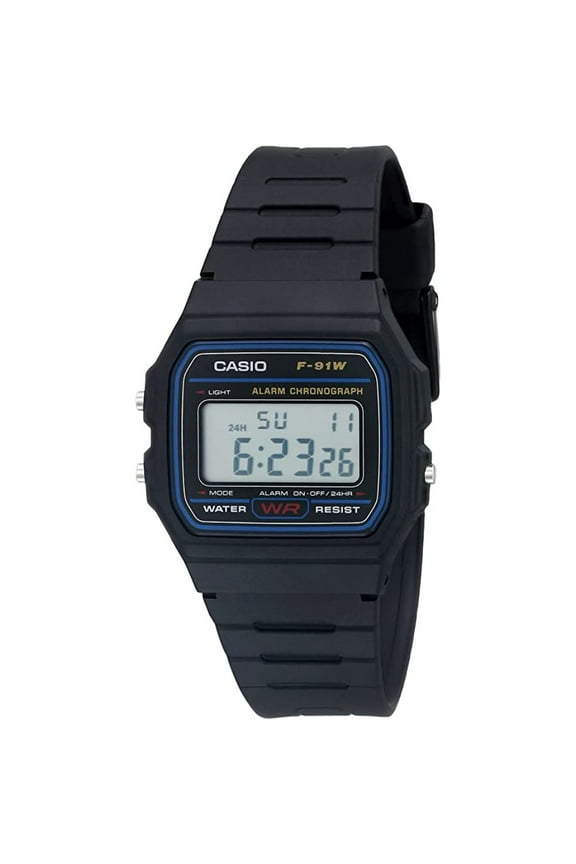 Men's Classic Resin Strap Sport Wristwatch F91W-1