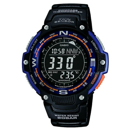 Casio Men's Classic Twin Sensor Digital Compass Watch SGW100-2B