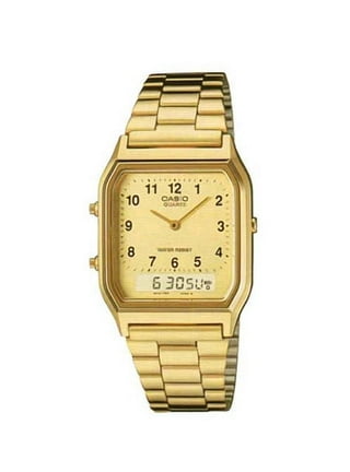 CASIO QUARTZ　メンズ　GOLD/GOLD　海外モデル 新品未使用 CASIO Quartz Waterproof Unisex Mens Gold Analog MQ-24G-9E