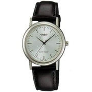 Casio Mens Core MTP1095E-7A Black Leather Quartz Dress Watch