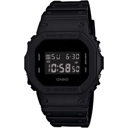 Casio Men's DW5600BB-1 Black Resin Quartz Watch with Digital Dial