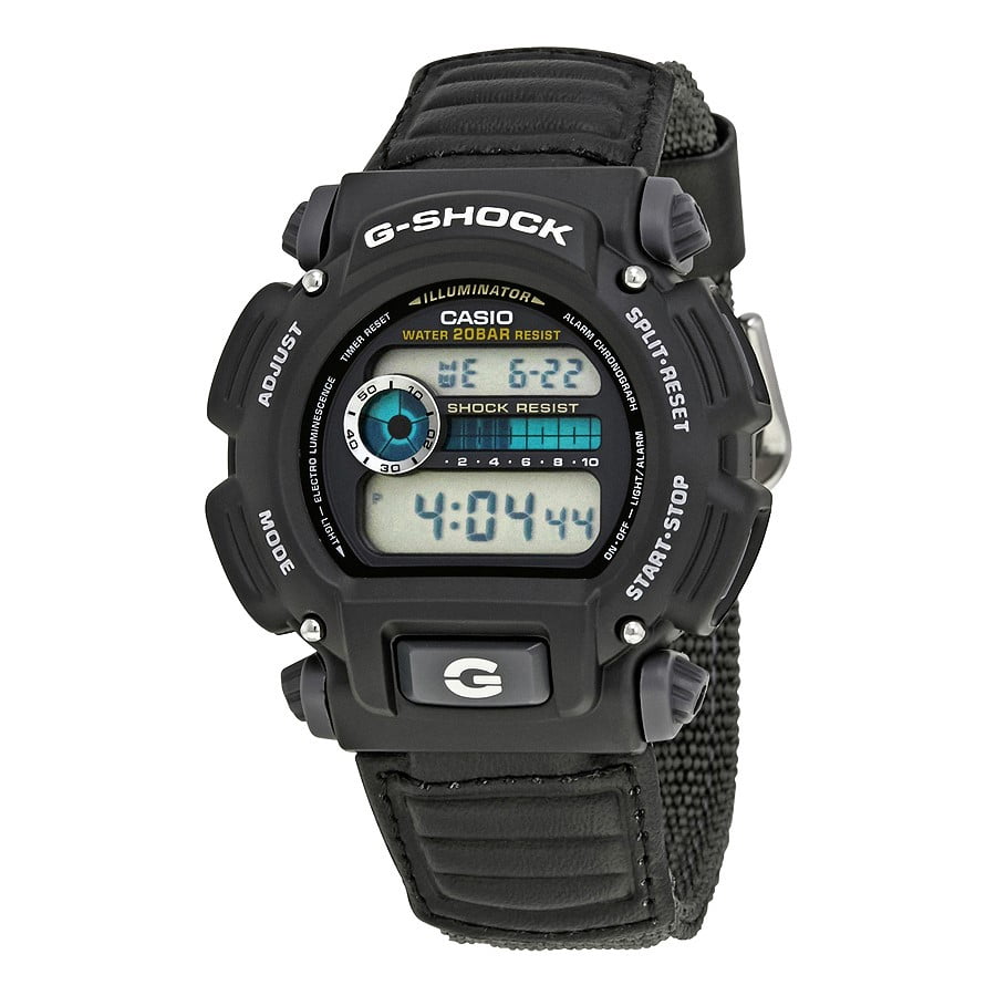 Casio Men's Digital Black and Grey Resin Strap G-Shock Watch